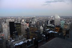 New York City Top Of The Rock 12D Northeast Buildings, Trump Tower, Sony Building, Bloomberg Tower, Citigroup Center Just After Sunset.jpg